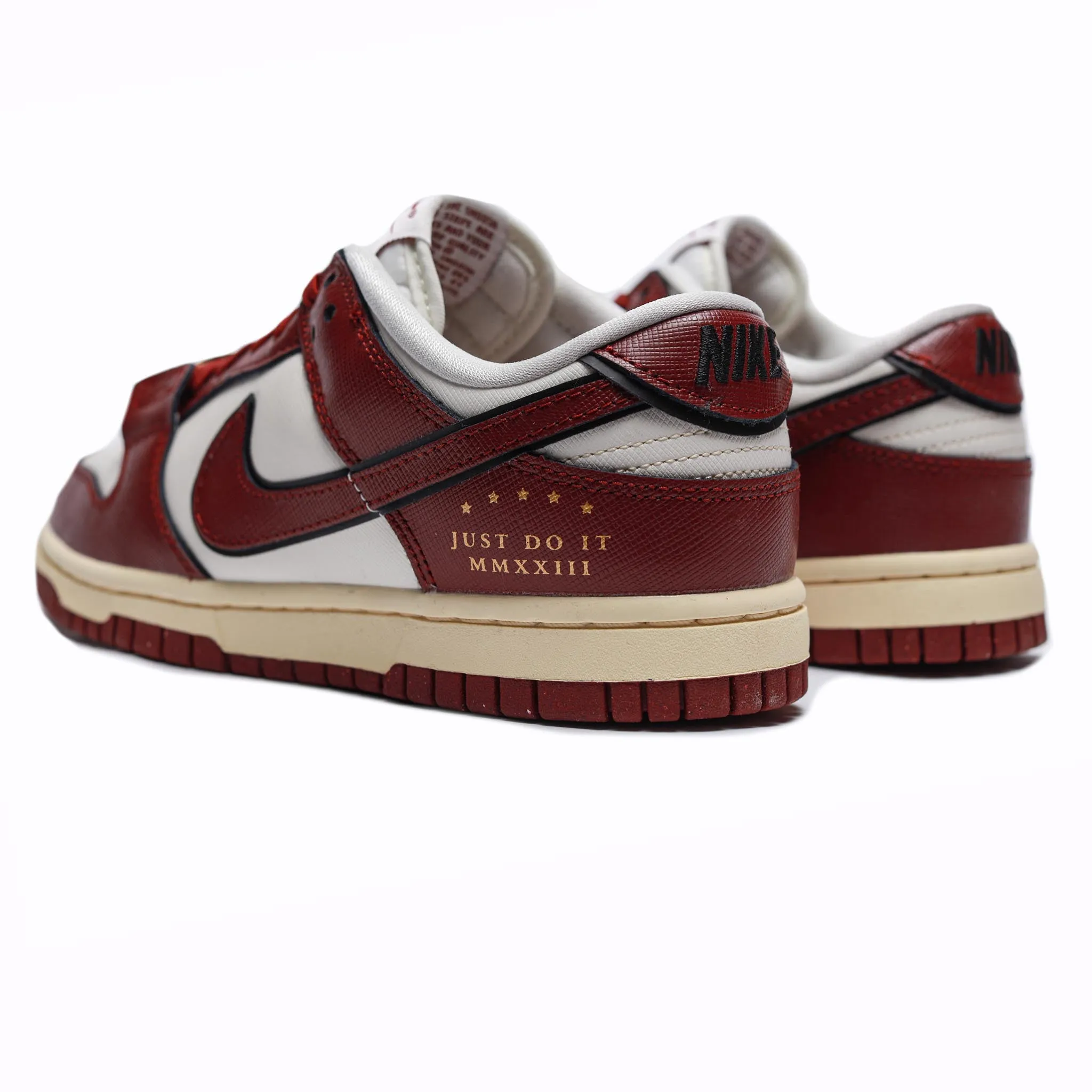 Nike Dunk Low SE Womens 'Just Do It' Sail/Team Red