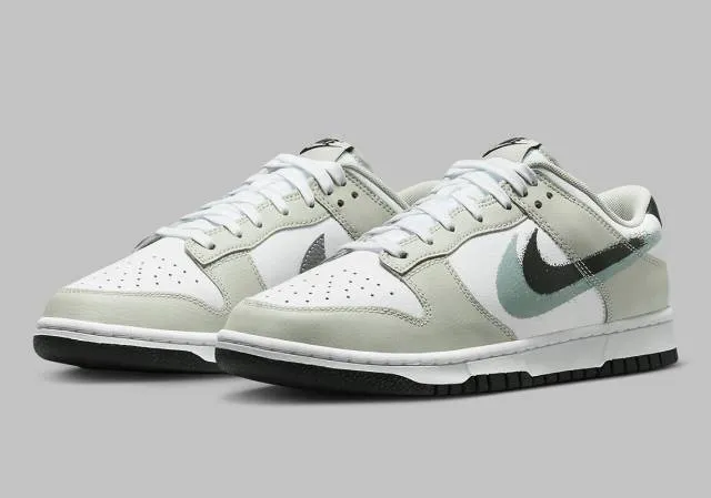 Nike dunk low stencil swoosh