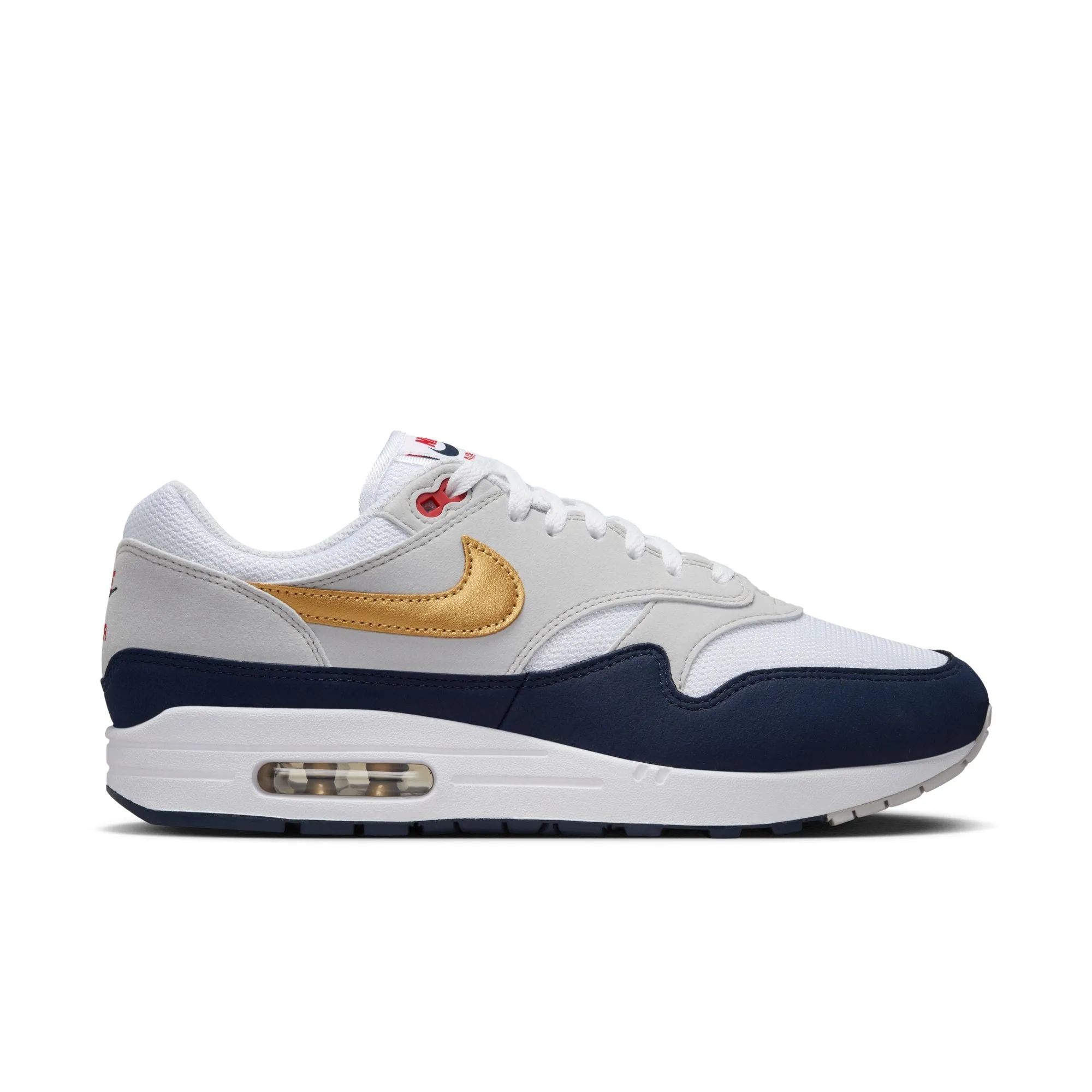 Nike - Men - Air Max 1 - Obsidian/Metallic Gold