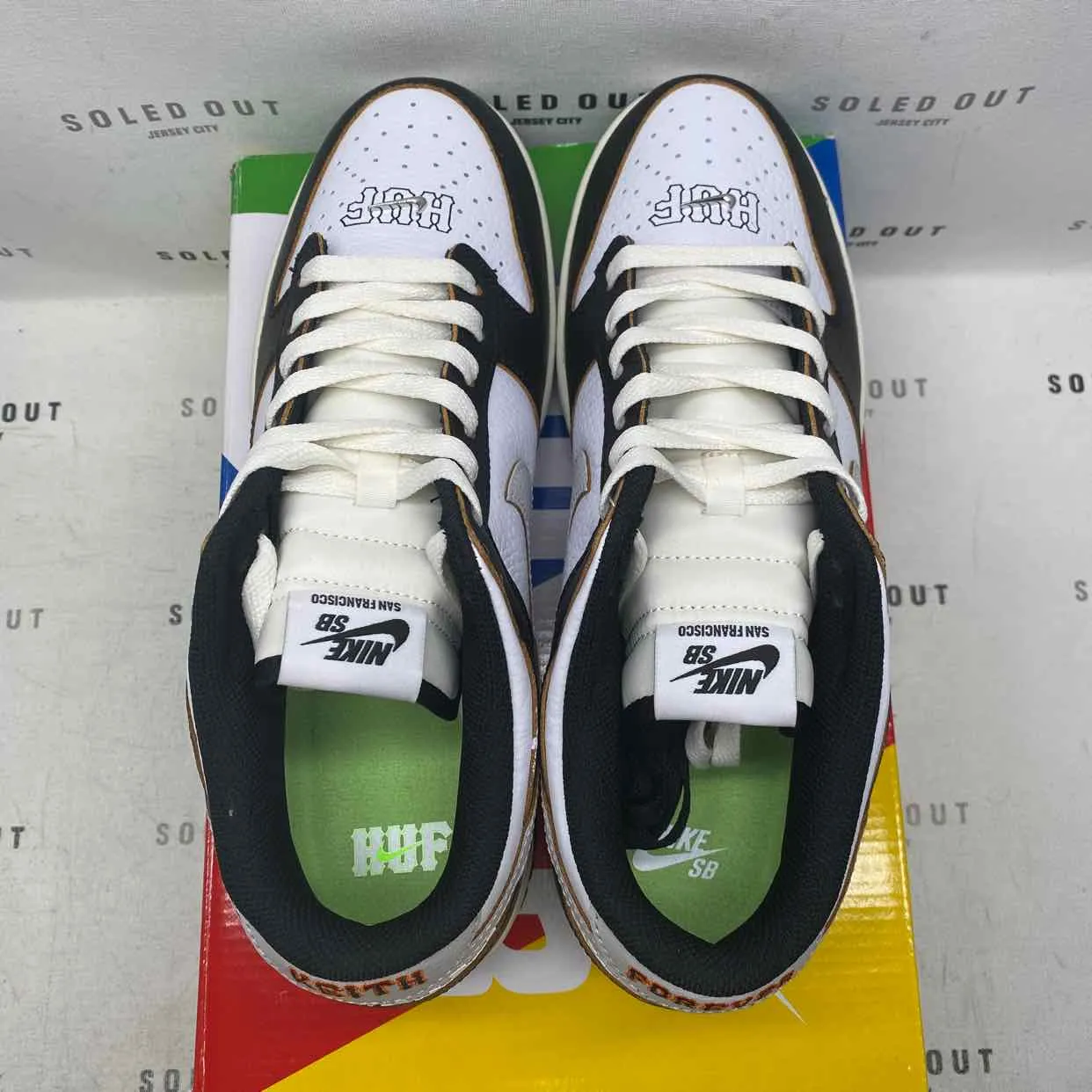 Nike SB Dunk Low OG QS Huf San Francisco 2020 New Size 10.5