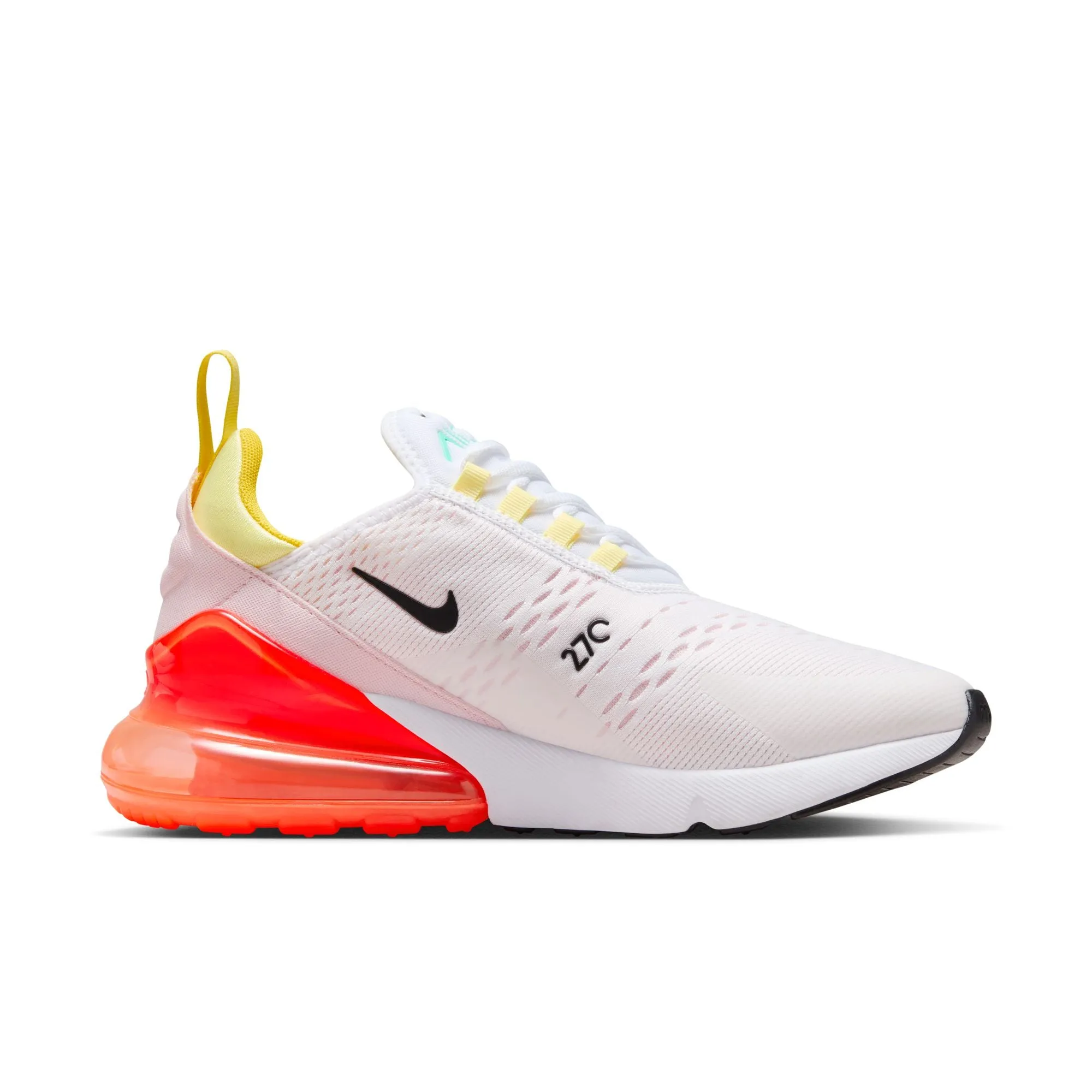 Nike - Women - Air Max 270  - White/Black/Crimson/Pink