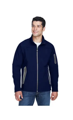 North End 88138 Men's Three-Layer Fleece Bonded Softshell Technical Jacket