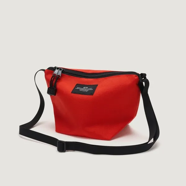 Nylon Canvas Micro Tote - Reddish Orange