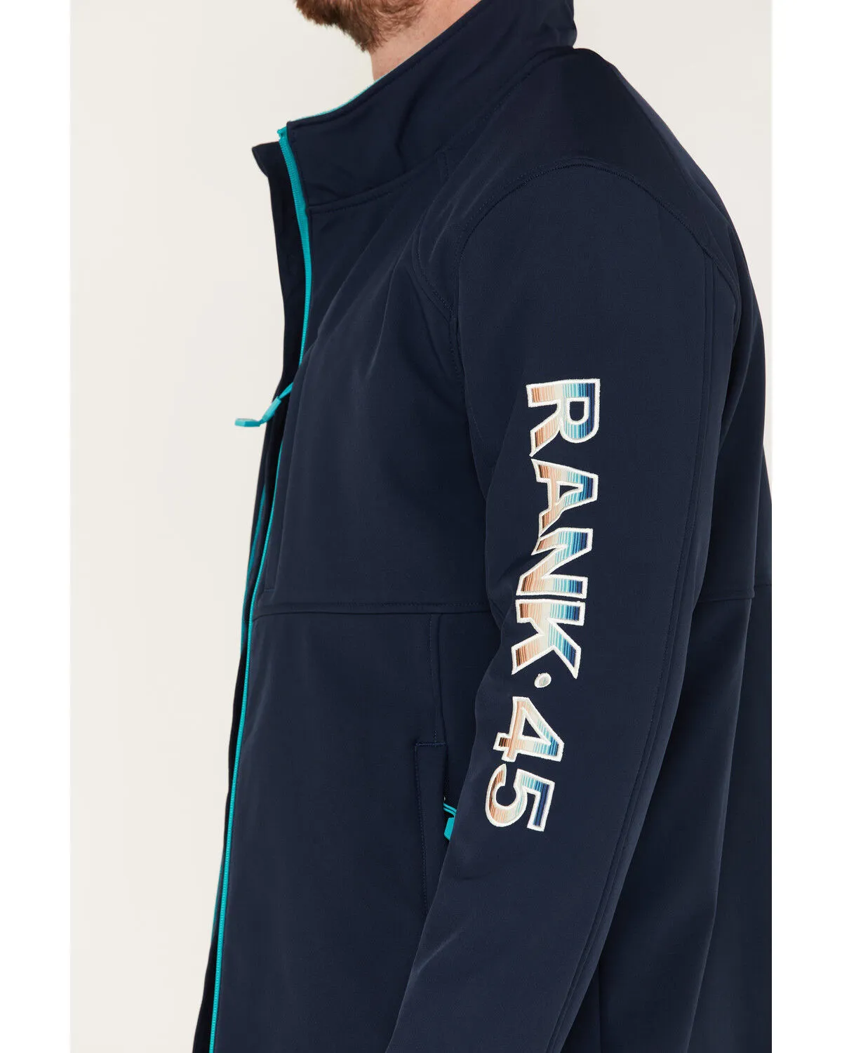 Product Name:  RANK 45® Men's Irwin Logo Softshell Jacket