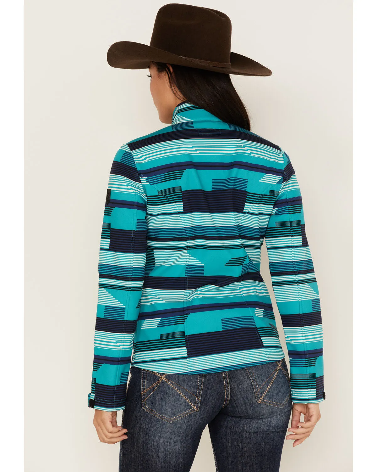 Product Name:  RANK 45® Women's Abstract Striped Softshell Jacket