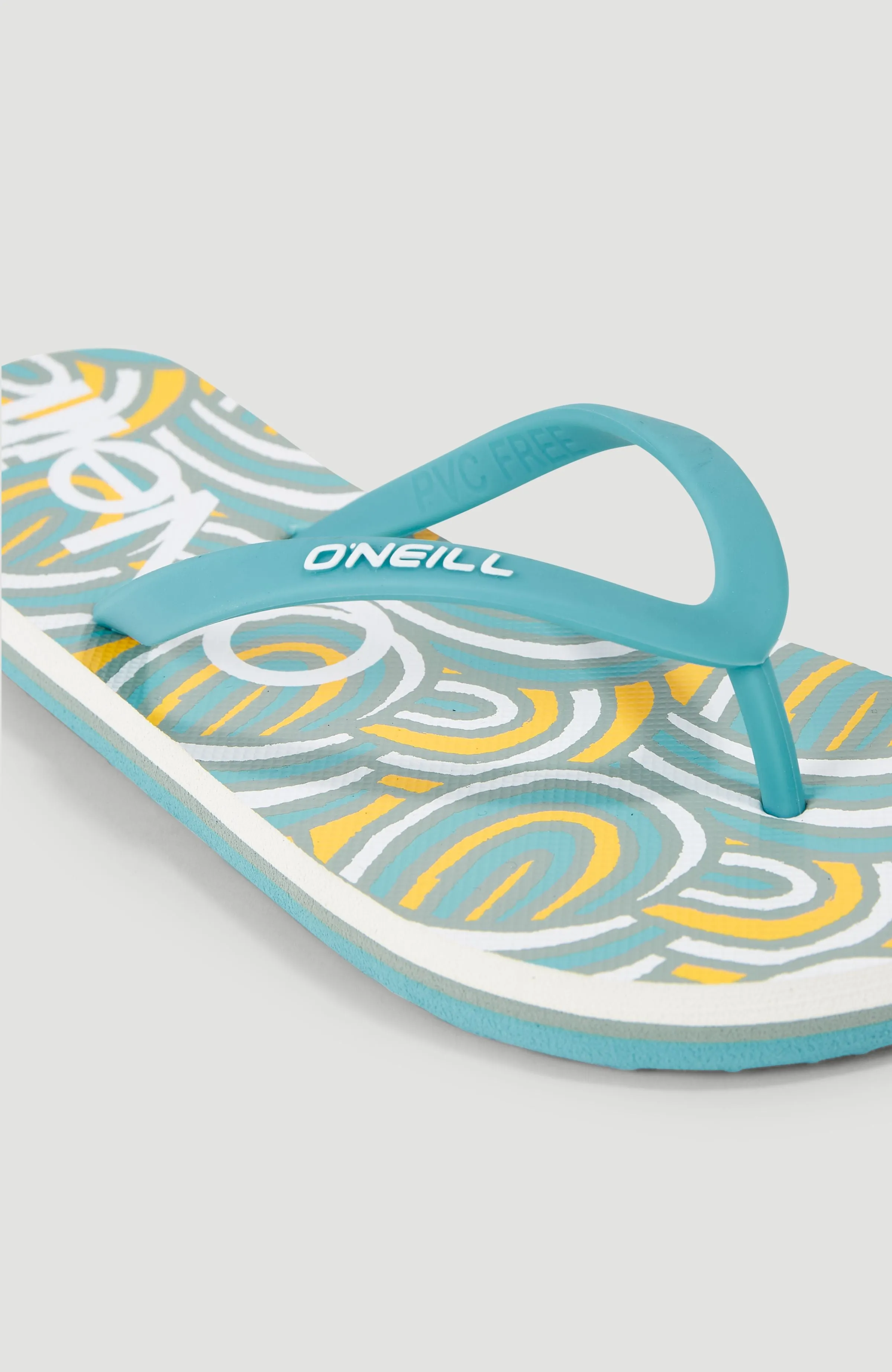 Profile Graphic Sandals | Blue Rainbow Stripe