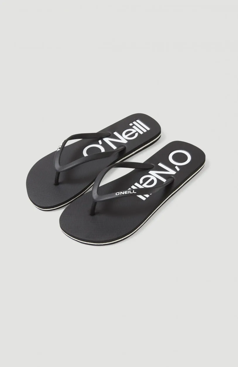 Profile Logo Sandals | Black Out