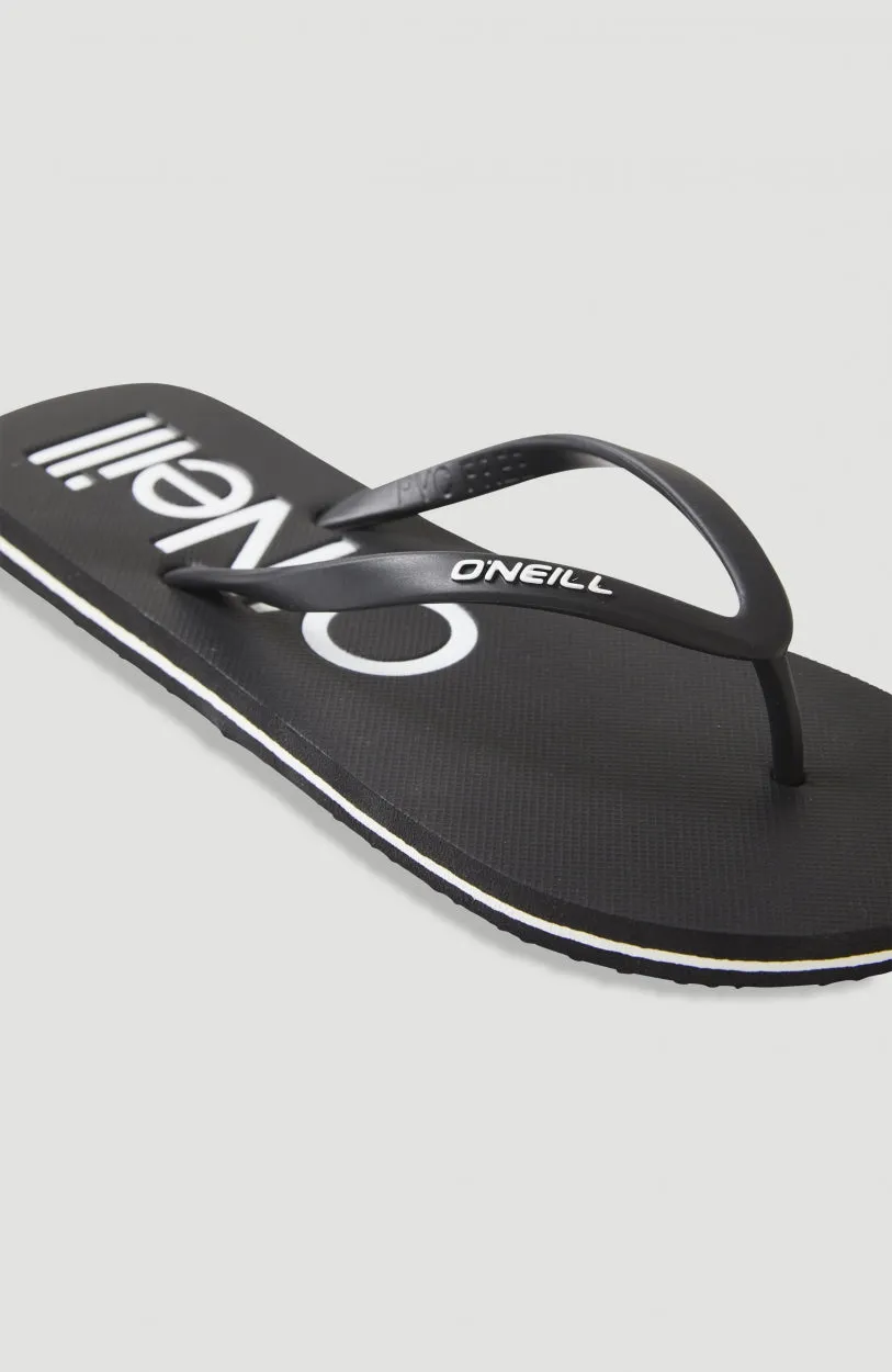 Profile Logo Sandals | Black Out