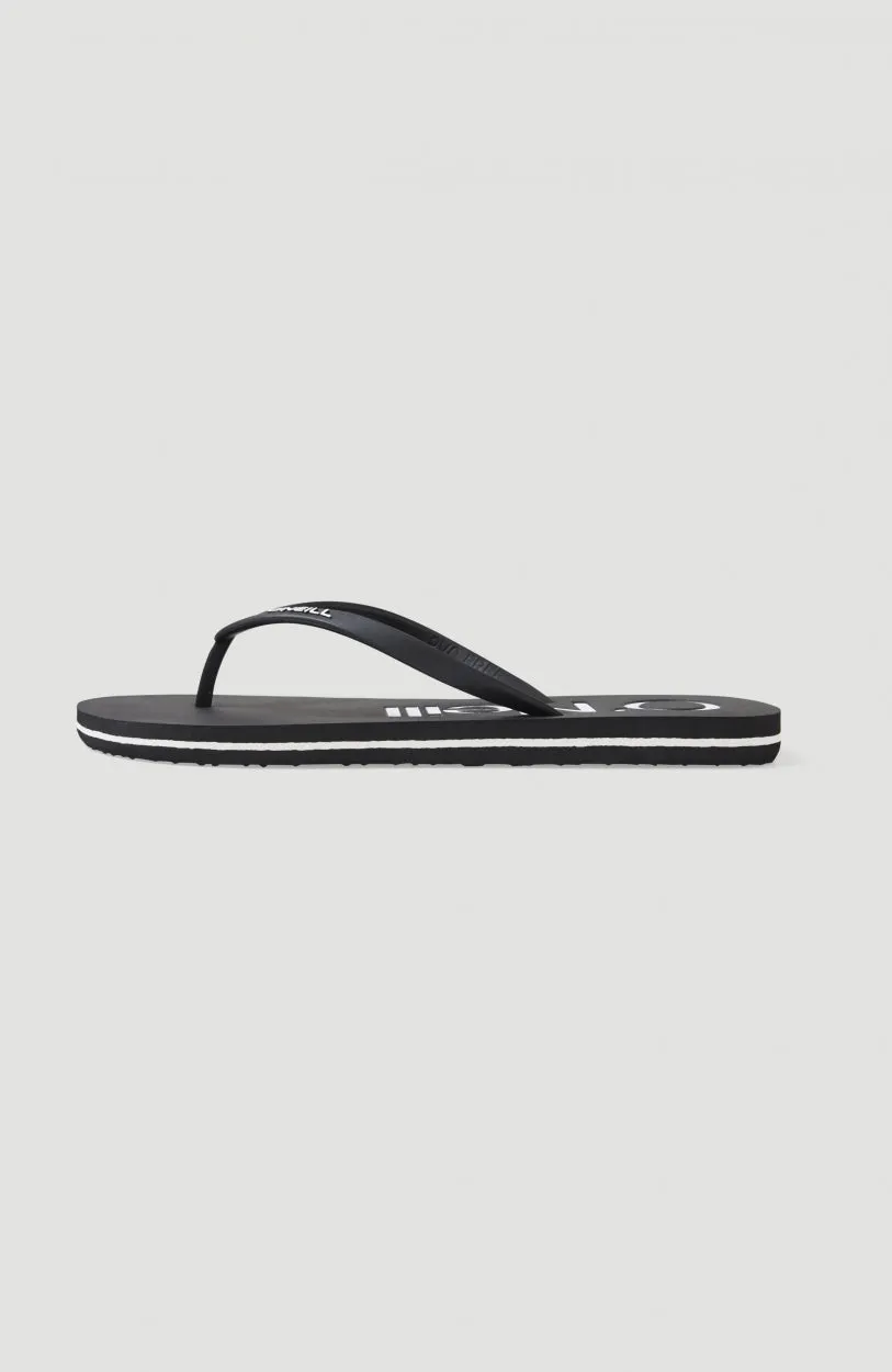 Profile Logo Sandals | Black Out