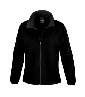 Result Womens/Ladies Core Printable Softshell Jacket (Red / Black) - UTRW3696