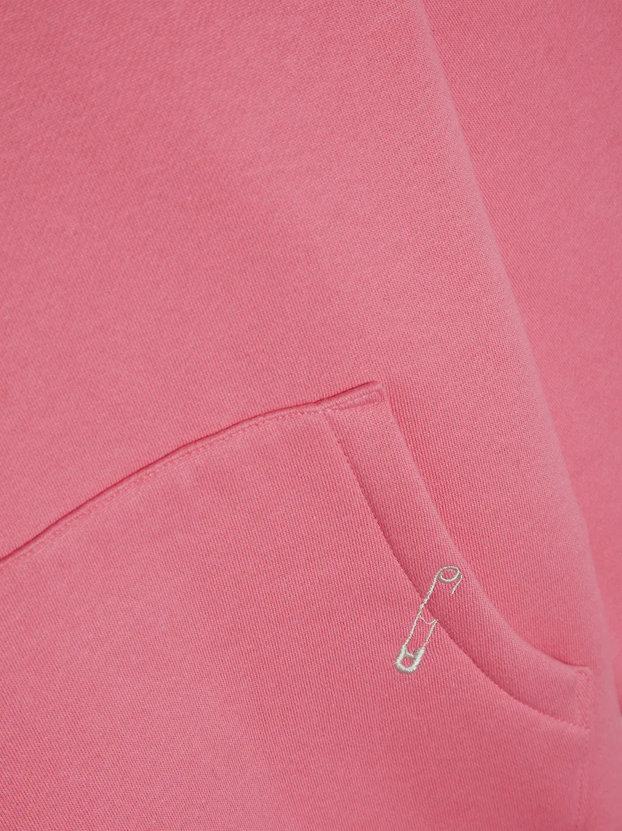 Safety Pin Hoodie, Pink