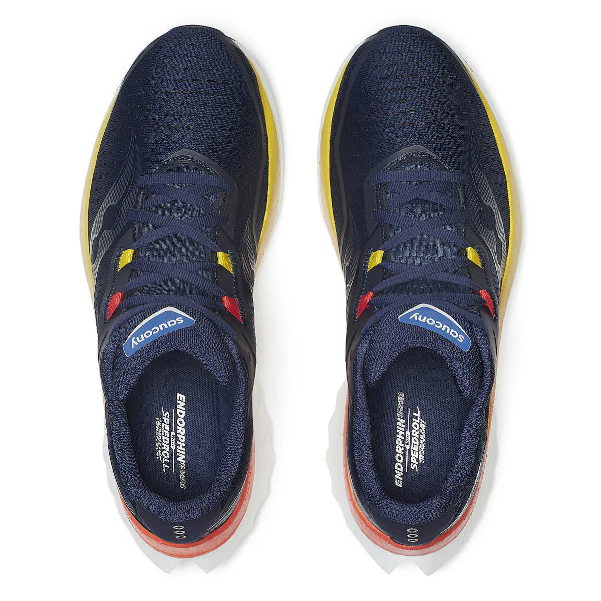 Saucony Men's Endorphin Speed 4 Running Shoes Navy / Spice