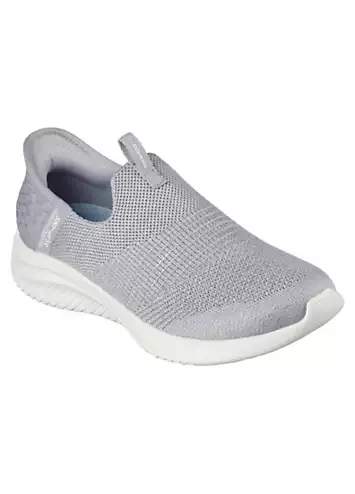 Skechers Ladies Grey Slip-ins Ultra Flex 3.0 Smooth Step Trainers | Grattan