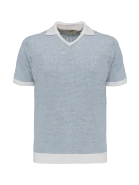 St Barth linen polo shirt