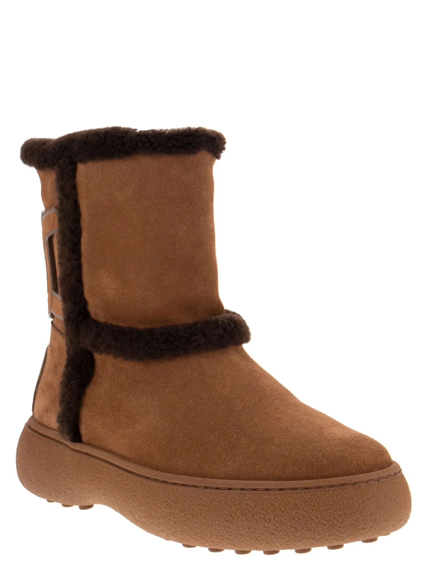 Tod's    Tod's Padded Suede Ankle Boot