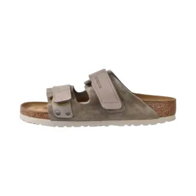 Uji Taupe Suede Sandals