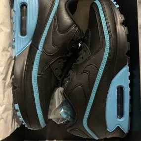 Undefeated x nike air max 90 black blue fury