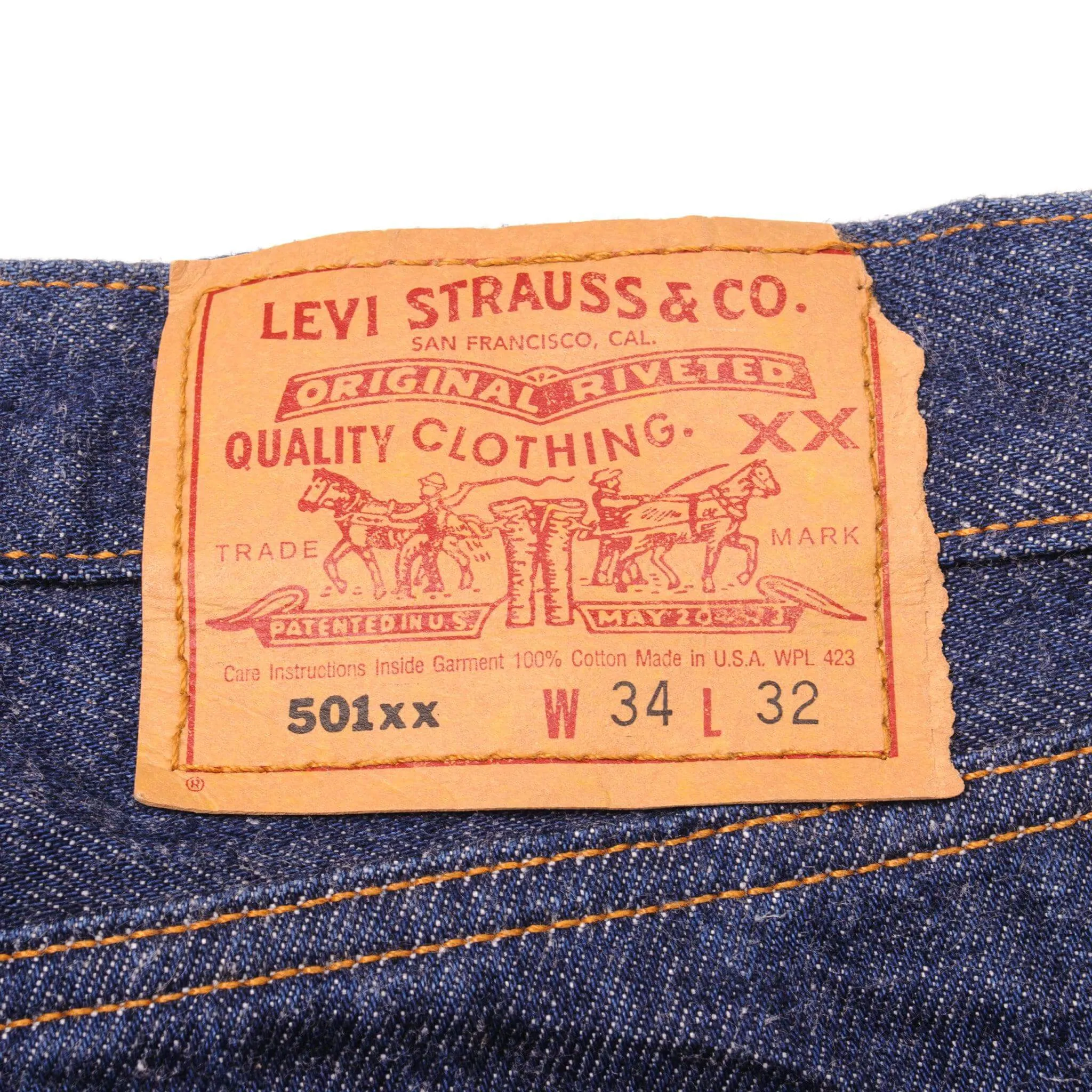 VINTAGE LEVIS 501 JEANS 1990's SIZE 34X30 W34 L30 MADE IN USA