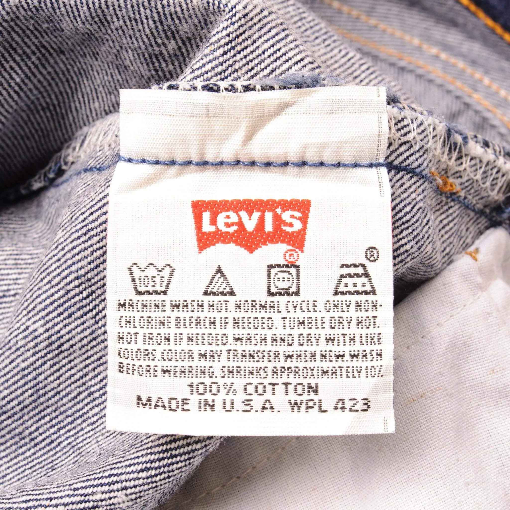 VINTAGE LEVIS 501 JEANS 1990's SIZE 34X30 W34 L30 MADE IN USA