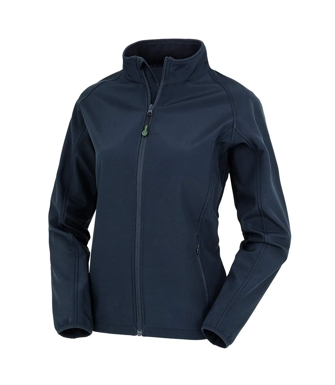 Womens/ladies softshell printable jacket navy Result Genuine Recycled