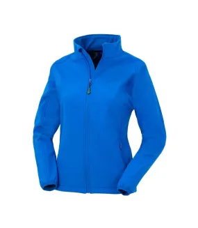 Womens/ladies softshell printable jacket royal blue Result Genuine Recycled