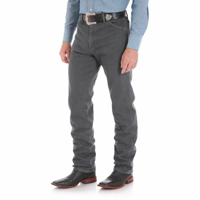 Wrangler Men's Cowboy Cut Original Fit Jeans in Charcoal Gray